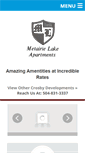 Mobile Screenshot of metairielake.com